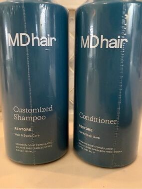 Restore Customized Shampoo & Conditioner - MDhair. Unopened